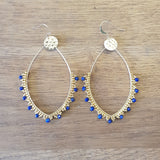 Boucles Zanzibar Lapis Lazuli