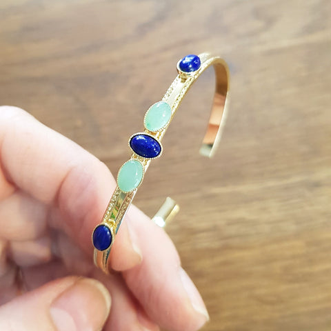 Bracelet Louxor Aventurine & Lapis Lazuli