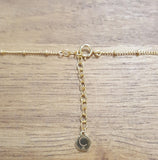 Collier Pendentif Agate noire