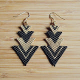 Boucles Hestia Noir & Or