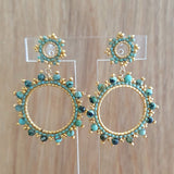 Boucles Paola Turquoises africaines