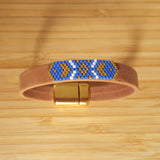 Bracelet Apache Camel & Bleu roi