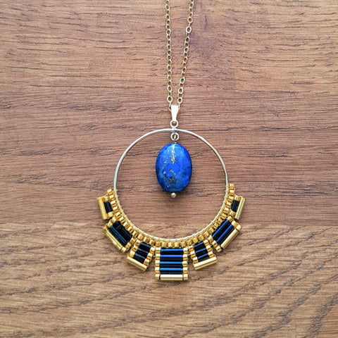 Sautoir Osiris Lapis Lazuli