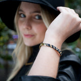 Jonc Kaya Noir et or