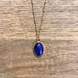 Collier Pendentif Lapis Lazuli